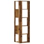 Estantería de esquina 5 niveles madera envejecida 50x50x179 cm de , Librerías y estanterías - Ref: Foro24-852589, Precio: 82,...