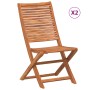 Sillas de jardín plegables 2 unidades madera maciza de acacia de , Sillas de jardín - Ref: Foro24-367696, Precio: 122,20 €, D...
