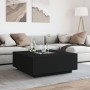 Mesa de centro con LED Infinity negra 100x100x40 cm de , Mesas de centro - Ref: Foro24-3284043, Precio: 233,99 €, Descuento: %