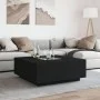 Mesa de centro con LED Infinity negra 100x100x40 cm de , Mesas de centro - Ref: Foro24-3284043, Precio: 230,13 €, Descuento: %