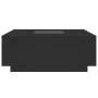 Mesa de centro con LED Infinity negra 100x100x40 cm de , Mesas de centro - Ref: Foro24-3284043, Precio: 230,13 €, Descuento: %