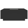 Mesa de centro con LED Infinity negra 100x100x40 cm de , Mesas de centro - Ref: Foro24-3284043, Precio: 233,99 €, Descuento: %