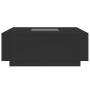 Mesa de centro con LED Infinity negra 100x100x40 cm de , Mesas de centro - Ref: Foro24-3284043, Precio: 230,13 €, Descuento: %
