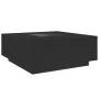 Mesa de centro con LED Infinity negra 100x100x40 cm de , Mesas de centro - Ref: Foro24-3284043, Precio: 230,13 €, Descuento: %