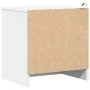 Mesita de noche con luces LED madera de ingeniería blanca de , Mesitas de noche - Ref: Foro24-852047, Precio: 53,25 €, Descue...