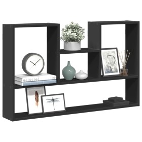 Estantería de pared madera de ingeniería negro 99x15x60 cm de , Estantes y estanterías - Ref: Foro24-853237, Precio: 44,56 €,...