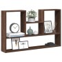 Estantería de pared madera ingeniería marrón roble 99x15x60 cm de , Estantes y estanterías - Ref: Foro24-853242, Precio: 45,8...