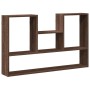 Estantería de pared madera ingeniería marrón roble 99x15x60 cm de , Estantes y estanterías - Ref: Foro24-853242, Precio: 45,8...