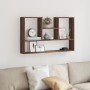 Estantería de pared madera ingeniería marrón roble 99x15x60 cm de , Estantes y estanterías - Ref: Foro24-853242, Precio: 45,8...