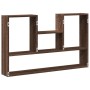 Estantería de pared madera ingeniería marrón roble 99x15x60 cm de , Estantes y estanterías - Ref: Foro24-853242, Precio: 45,8...