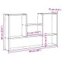 Estantería de pared madera ingeniería marrón roble 99x15x60 cm de , Estantes y estanterías - Ref: Foro24-853242, Precio: 45,8...