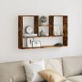 Estantería de pared madera ingeniería roble ahumado 99x15x60 cm de , Estantes y estanterías - Ref: Foro24-853240, Precio: 47,...