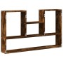 Estantería de pared madera ingeniería roble ahumado 99x15x60 cm de , Estantes y estanterías - Ref: Foro24-853240, Precio: 47,...
