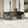 Set de sofás de jardín 7 pzas con cojines ratán PE gris claro de , Conjuntos de jardín - Ref: Foro24-3269192, Precio: 558,81 ...