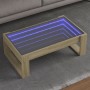 Mesa de centro con Infinity LED roble Sonoma 90x53x30 cm de , Mesas de centro - Ref: Foro24-847639, Precio: 99,95 €, Descuent...
