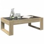 Mesa de centro con Infinity LED roble Sonoma 90x53x30 cm de , Mesas de centro - Ref: Foro24-847639, Precio: 99,95 €, Descuent...