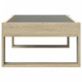 Mesa de centro con Infinity LED roble Sonoma 90x53x30 cm de , Mesas de centro - Ref: Foro24-847639, Precio: 99,95 €, Descuent...