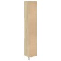 Armario de baño madera contrachapada roble Sonoma 30x30x190 cm de , Muebles de baño - Ref: Foro24-849668, Precio: 82,85 €, De...