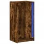 Aparador con LED madera ingeniería roble ahumado 42,5x34x85 cm de , Aparadores - Ref: Foro24-852142, Precio: 52,94 €, Descuen...