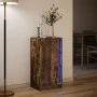 Aparador con LED madera ingeniería roble ahumado 42,5x34x85 cm de , Aparadores - Ref: Foro24-852142, Precio: 52,94 €, Descuen...