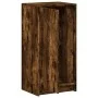 Aparador con LED madera ingeniería roble ahumado 42,5x34x85 cm de , Aparadores - Ref: Foro24-852142, Precio: 52,94 €, Descuen...