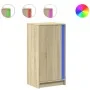 Aparador con LED madera ingeniería roble Sonoma 42,5x34x85 cm de , Aparadores - Ref: Foro24-852140, Precio: 54,41 €, Descuent...