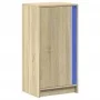 Aparador con LED madera ingeniería roble Sonoma 42,5x34x85 cm de , Aparadores - Ref: Foro24-852140, Precio: 54,41 €, Descuent...