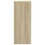 Aparador con LED madera ingeniería roble Sonoma 42,5x34x85 cm de , Aparadores - Ref: Foro24-852140, Precio: 54,41 €, Descuent...