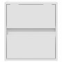 Mueble de TV de pared con luces LED blanco 41x31x45 cm de , Muebles TV - Ref: Foro24-852271, Precio: 54,55 €, Descuento: %