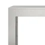 Leñero de acero inoxidable 100x40x80 cm de , Bolsas y soportes de leña - Ref: Foro24-850979, Precio: 178,72 €, Descuento: %