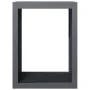 Leñero de acero gris antracita 60x40x80 cm de , Bolsas y soportes de leña - Ref: Foro24-850998, Precio: 103,27 €, Descuento: %