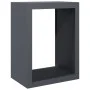 Leñero de acero gris antracita 60x40x80 cm de , Bolsas y soportes de leña - Ref: Foro24-850998, Precio: 103,27 €, Descuento: %