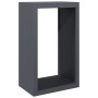 Leñero de acero gris antracita 60x40x100 cm de , Bolsas y soportes de leña - Ref: Foro24-850991, Precio: 98,02 €, Descuento: %