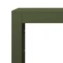 Leñero de acero verde 60x40x60 cm de , Bolsas y soportes de leña - Ref: Foro24-851006, Precio: 87,91 €, Descuento: %