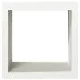 Leñero de acero blanco 60x40x60 cm de , Bolsas y soportes de leña - Ref: Foro24-851004, Precio: 88,58 €, Descuento: %