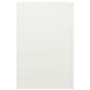 Leñero de acero blanco 60x40x60 cm de , Bolsas y soportes de leña - Ref: Foro24-851004, Precio: 90,01 €, Descuento: %