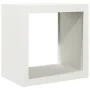 Leñero de acero blanco 60x40x60 cm de , Bolsas y soportes de leña - Ref: Foro24-851004, Precio: 88,58 €, Descuento: %