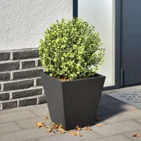 Jardinera hexagonal acero negra 30x30x30 cm de , Maceteros y jardineras - Ref: Foro24-851038, Precio: 31,19 €, Descuento: %