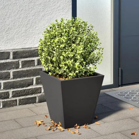 Jardinera hexagonal acero negra 30x30x30 cm de , Maceteros y jardineras - Ref: Foro24-851038, Precio: 31,19 €, Descuento: %