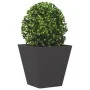 Jardinera hexagonal acero negra 30x30x30 cm de , Maceteros y jardineras - Ref: Foro24-851038, Precio: 31,19 €, Descuento: %