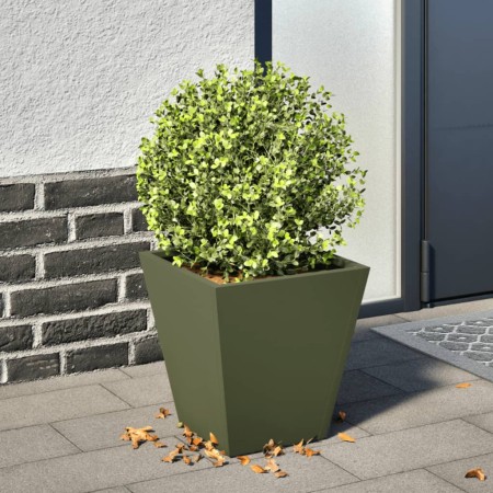 Jardinera hexagonal acero verde oliva 30x30x30 cm de , Maceteros y jardineras - Ref: Foro24-851044, Precio: 28,75 €, Descuent...