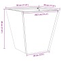 Jardinera hexagonal acero verde oliva 30x30x30 cm de , Maceteros y jardineras - Ref: Foro24-851044, Precio: 28,75 €, Descuent...