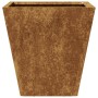 Jardinera hexagonal de acero oxidado 30x30x30 cm de , Maceteros y jardineras - Ref: Foro24-851050, Precio: 30,37 €, Descuento: %