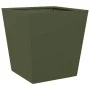 Jardineras 2 unidades acero verde oliva 40x40x40 cm de , Maceteros y jardineras - Ref: Foro24-851059, Precio: 66,70 €, Descue...