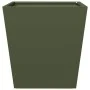 Jardineras 2 unidades acero verde oliva 40x40x40 cm de , Maceteros y jardineras - Ref: Foro24-851059, Precio: 66,70 €, Descue...