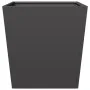 Jardineras 2 uds acero negro 50x50x50 cm de , Maceteros y jardineras - Ref: Foro24-851067, Precio: 93,33 €, Descuento: %