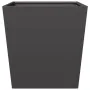 Jardineras 2 uds acero negro 50x50x50 cm de , Maceteros y jardineras - Ref: Foro24-851067, Precio: 93,33 €, Descuento: %
