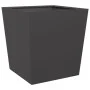 Jardineras 2 uds acero negro 50x50x50 cm de , Maceteros y jardineras - Ref: Foro24-851067, Precio: 93,33 €, Descuento: %