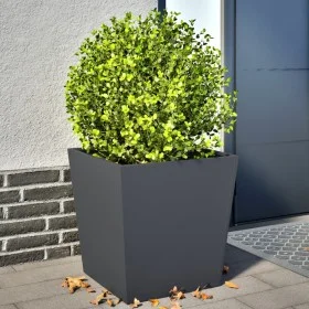 Jardineras 2 uds acero gris antracita 50x50x50 cm de , Maceteros y jardineras - Ref: Foro24-851071, Precio: 110,92 €, Descuen...