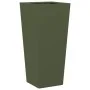 Jardinera hexagonal acero verde oliva 35x35x75 cm de , Maceteros y jardineras - Ref: Foro24-851086, Precio: 66,22 €, Descuent...